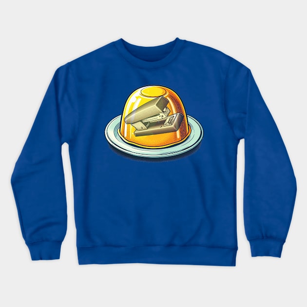 Stapler in Jello Crewneck Sweatshirt by DankFutura